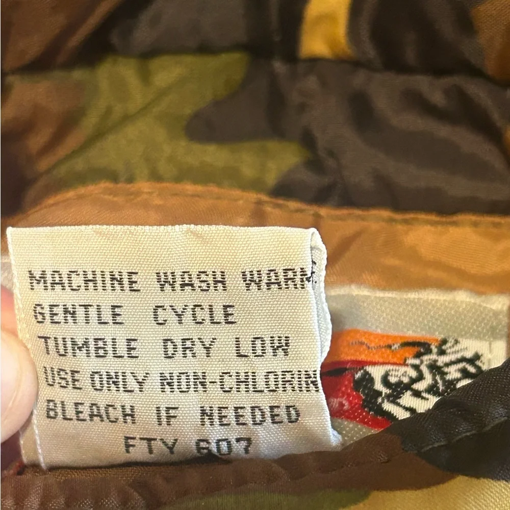 Vintage Winchester Reversible Camo Blaze Orange Vest Mens M Hunting - Picture 8 of 14